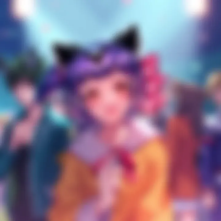 Ojitooru character receives unexpected votes in a tournament setting, showcasing excitement among fans while facing other characters like Tokotsuyu in the background.
