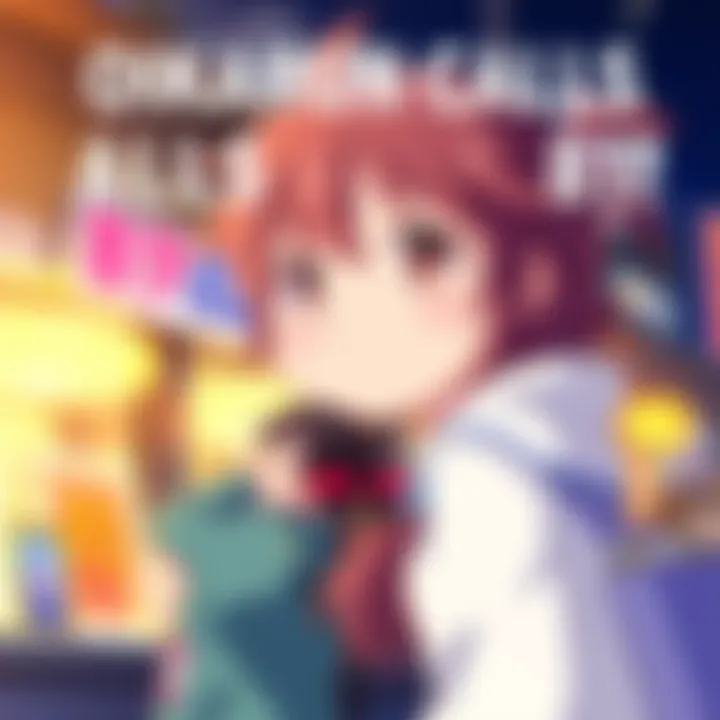 Okarun looking surprised as he addresses Aira as Momo in a lively anime scene, showcasing their dynamic interactions