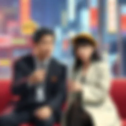 Oku Hiroya and Chiaki Kuriyama discussing their roles inspired by Kill Bill during an interview