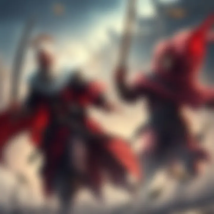 Old Gaban and Kuzan in Battle Old Gaban and Kuzan face off in an intense showdown, showcasing their unique abilities and strategies.