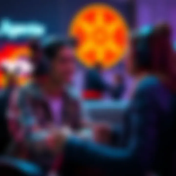 Ollie playfully teasing Kaela Kovalskia about her gaming persona in a lively conversation