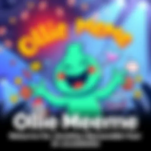 A colorful graphic featuring the Ollie meme character surrounded by laughter and creativity symbols, showcasing the fun and excitement of the annual event.