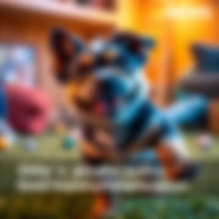 Ollie in mid-play, showing a funny expression after a mishap, bringing laughter to everyone around.