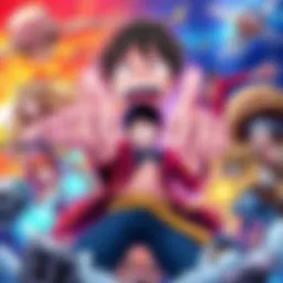 One Piece Chapter 1174 Cover Cover illustration of One Piece Chapter 1174 featuring iconic characters and action scenes from the chapter