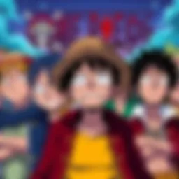 A group of One Piece characters with worried expressions, symbolizing fan anxiety about the series ending.