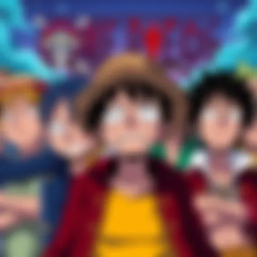 A group of One Piece characters with worried expressions, symbolizing fan anxiety about the series ending.