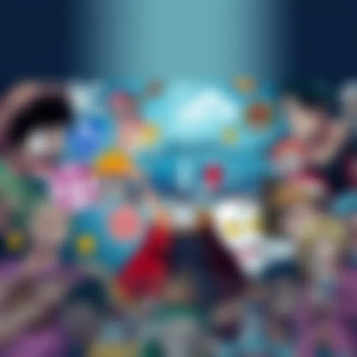 One Piece Fansub Nostalgia A vibrant collage of One Piece characters and fansub logos evoking nostalgia for the anime community.