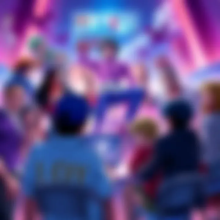Fans debating who will be the final villain in One Piece, with characters and theories illustrated in a vibrant scene.