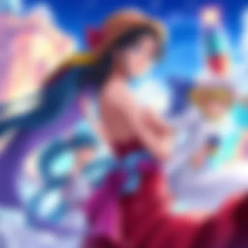 New Key Visual for One Piece Heroines Fresh artwork showcasing beloved One Piece heroines in dynamic poses with vibrant backgrounds