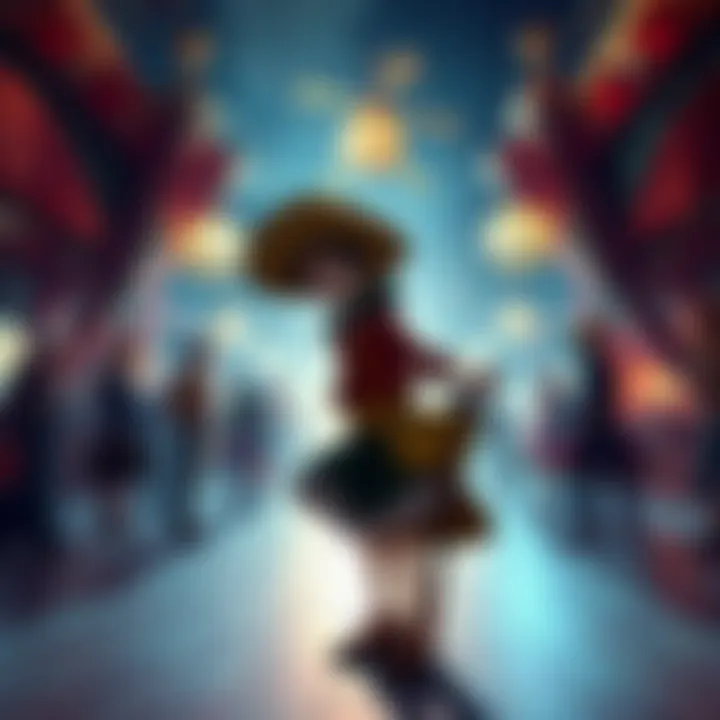 A dramatic scene depicting characters from One Piece at Enies Lobby, showcasing Robin's important moment as a Straw Hat crew member.