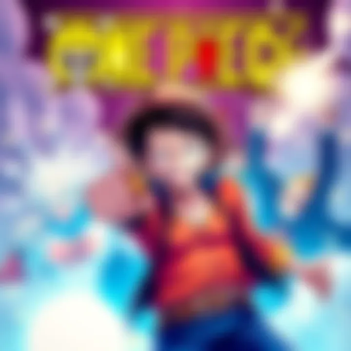 Cover illustration of One Piece manga featuring characters celebrating sales success