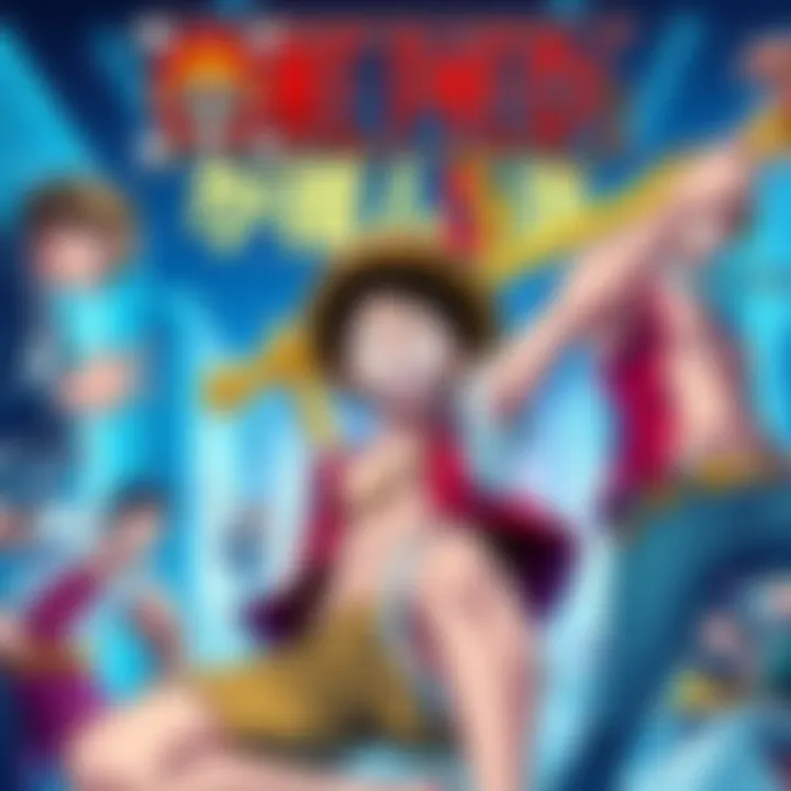 Cover of One Piece showcasing the main characters in action