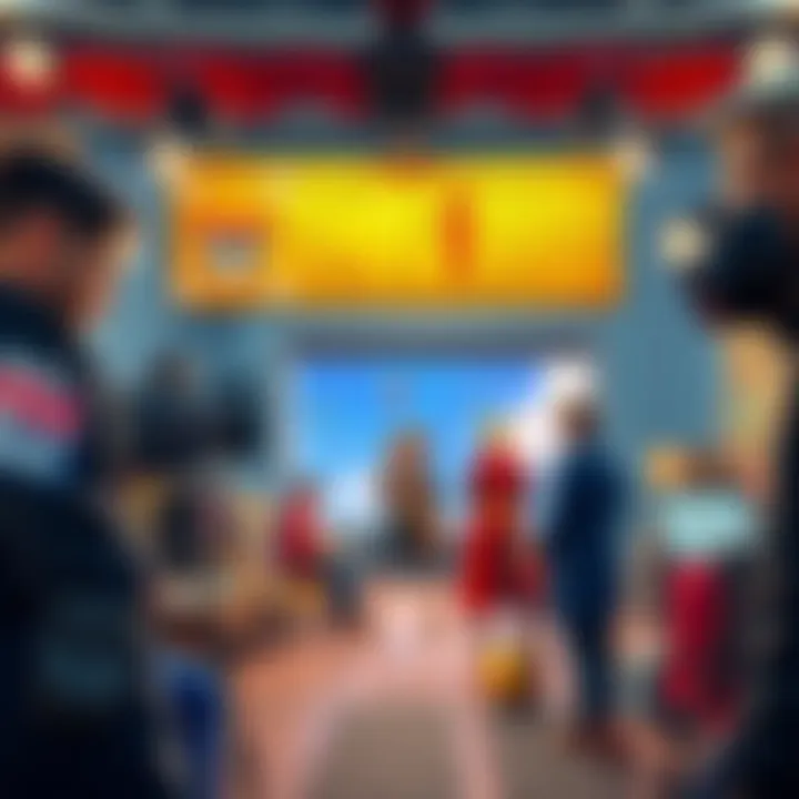 A film set showing the crew working on One Piece Season 3 with colorful props and costumes inspired by the Alabasta Arc.