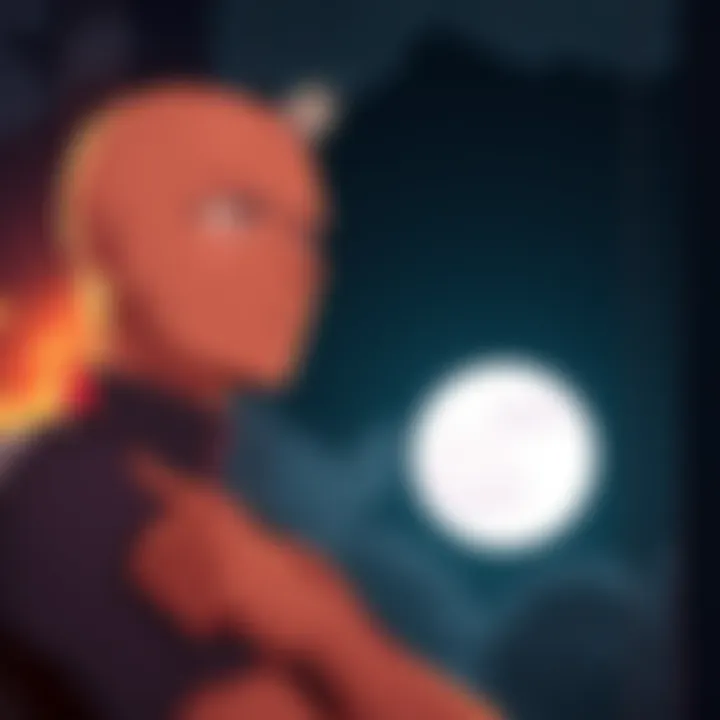 A character from One-Punch Man looking thoughtful, reflecting the recent slowdown in content, with a dramatic background that hints at mystery and change.