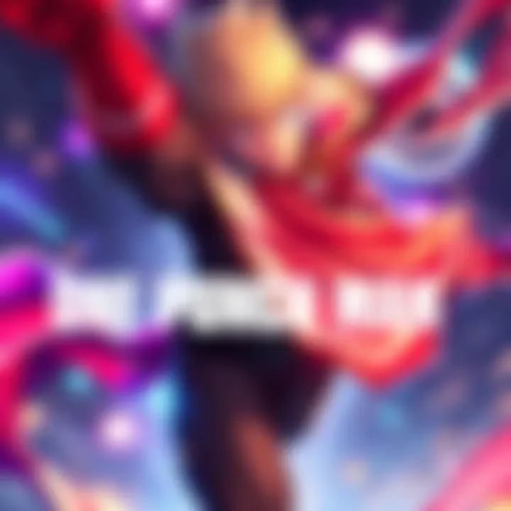 One Punch Man Fan Art A fan's creative artwork inspired by One Punch Man, showing a character in action, with dynamic colors and details, showcasing the artist's skill after a two-hour effort.