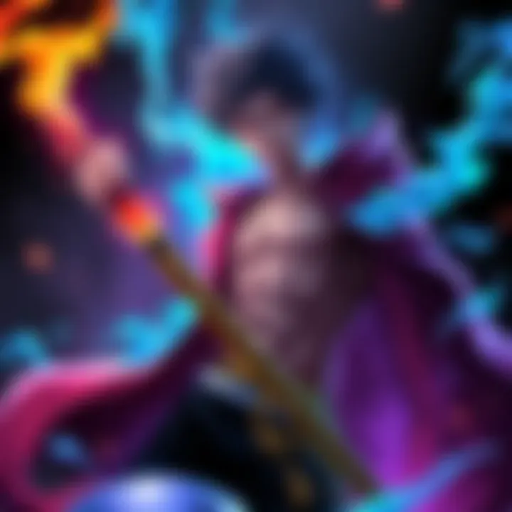 Official artwork of Nasjuro from One Piece with bright colors and dynamic pose.