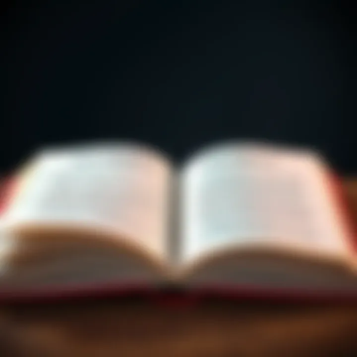 An open book displaying clear, straightforward text, symbolizing simplicity in storytelling.