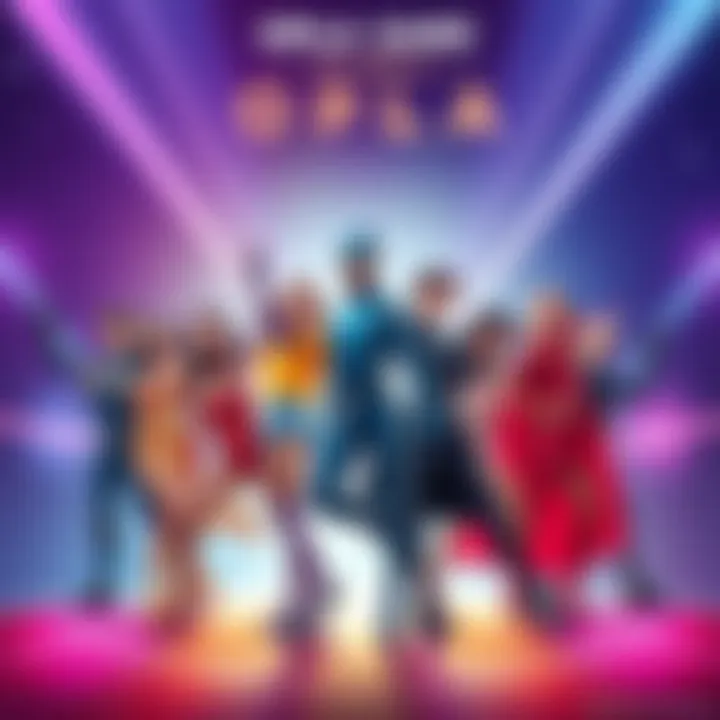 The OPLA cast striking a dynamic pose from Volume 12 in high definition, showcasing their costumes and expressions.