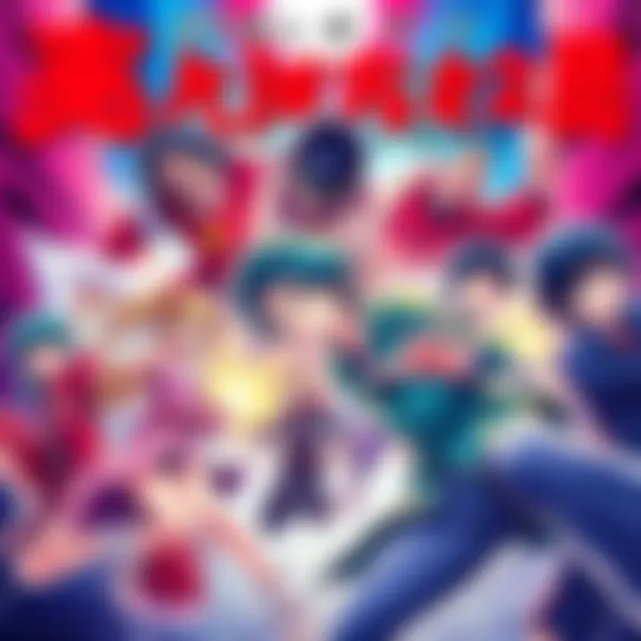 Colorful cover of an original manga featuring dynamic characters in action poses