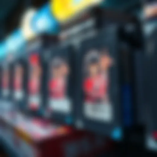 Sealed original Japanese VHS tapes displayed for sale, showcasing unique cover art.