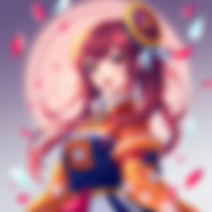 Vibrant art of Orihime showcasing her colorful outfit and expressive features by jessjessdraws