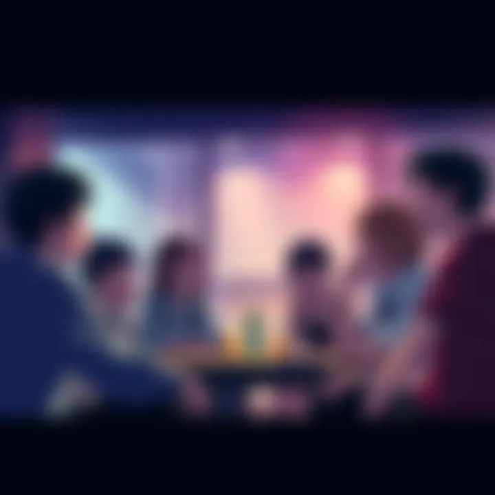 A group of people chatting excitedly about Oshi no Ko Season 3 Episode 4, sharing their thoughts and theories while respecting plot spoilers.