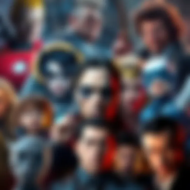 A collage of various overlooked fictional characters from books and movies, showcasing their unique traits and attributes.