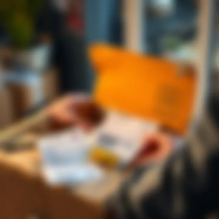 A person opening a package received from Australia, showing a $90 item with a $31 tariff receipt beside it.