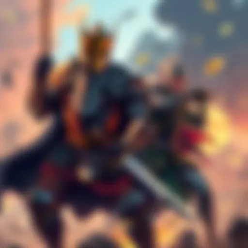 Illustration of paladin characters in battle, featuring a knight in shining armor and a warrior wielding a sword, representing fan-favorite characters discussing their roles in a fantasy series.