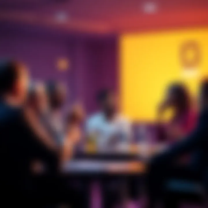 A group of diverse panelists engaged in a lively discussion, sharing their insights and experiences.