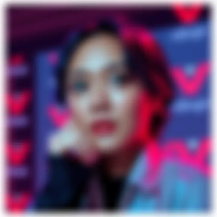 Panini, the former Talent Director at VShojo, announcing their departure with a thoughtful expression, surrounded by VShojo branding.