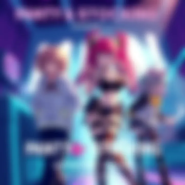 Characters from PANTY & STOCKING with Garterbelt in a colorful scene promoting Episode 1 Dub on Prime Video