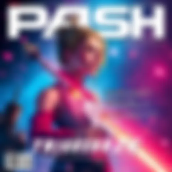 Cover of April issue of PASH Magazine featuring Trigun Stargaze, showcasing vibrant artwork