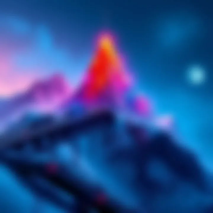 A digital representation of untapped ideas and innovation surrounding Peakpiece, illustrating its significance in today's tech world.