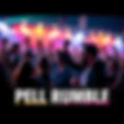 Fans enjoying the Pell Rumble Special with lively performances and activities