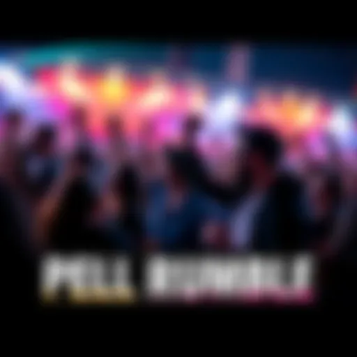 Fans enjoying the Pell Rumble Special with lively performances and activities