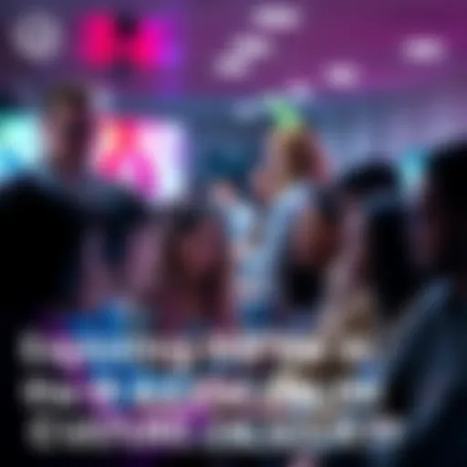 A diverse group of people engaging in conversation about online forums and culture