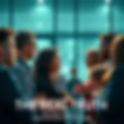 People discussing opinions A group of people engaged in a conversation, sharing different viewpoints on a topic, illustrating diverse opinions and understanding.