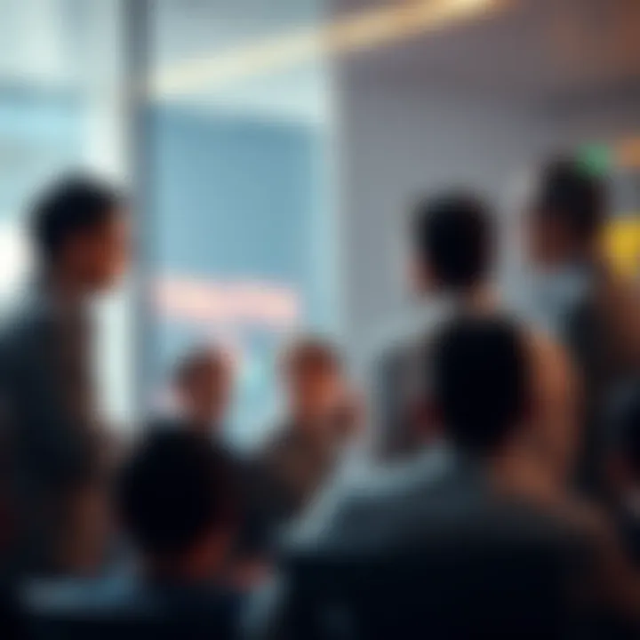 A group of people engaged in a serious discussion about the role of truth in society
