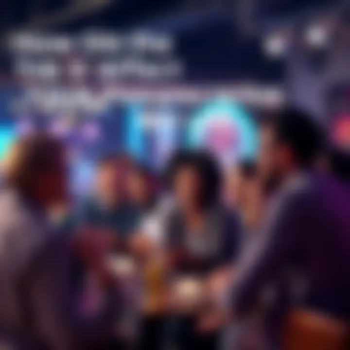 A group of diverse people sharing their thoughts on how a TV show influenced their life perspectives at a casual gathering