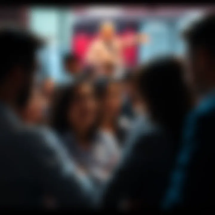 A group of people engaged in a heated conversation, some showing frustration and others looking concerned, highlighting communication challenges in society.