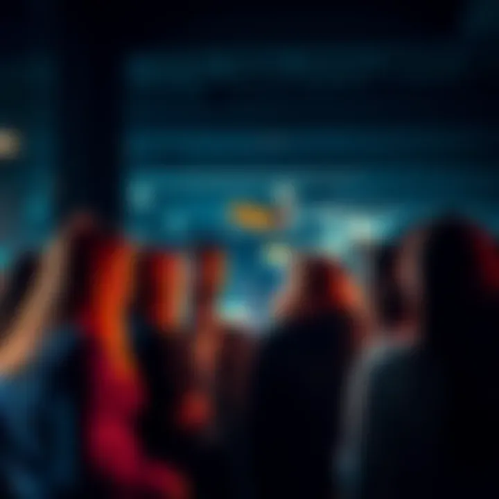 A group of people discussing choices and actions that impact their lives