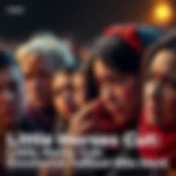 A group of people expressing sadness and frustration over the removal of little horses from their lives, with tearful faces and somber body language.