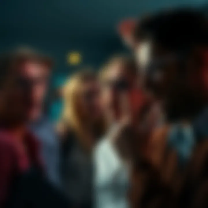 Group of people looking surprised and shocked by unexpected news