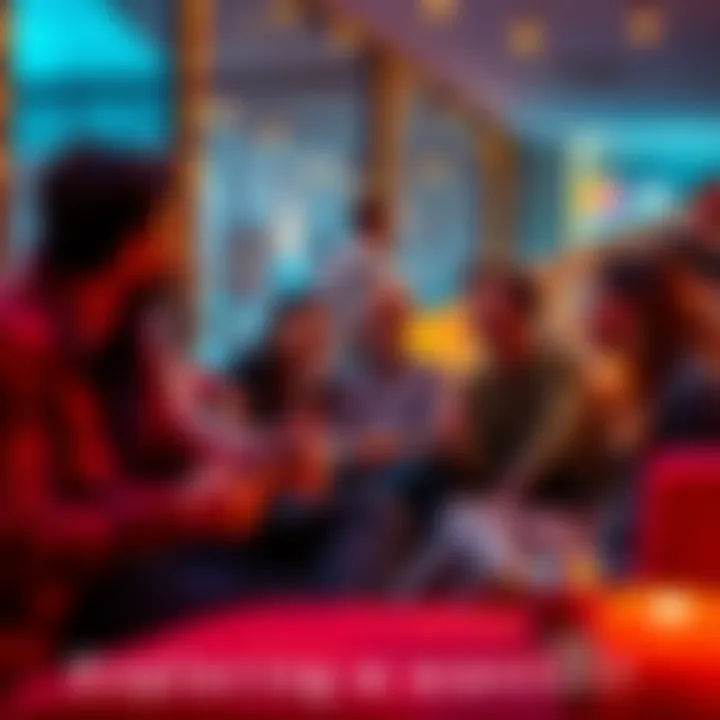 A group of people sitting together, discussing their dreams and aspirations in a cozy setting