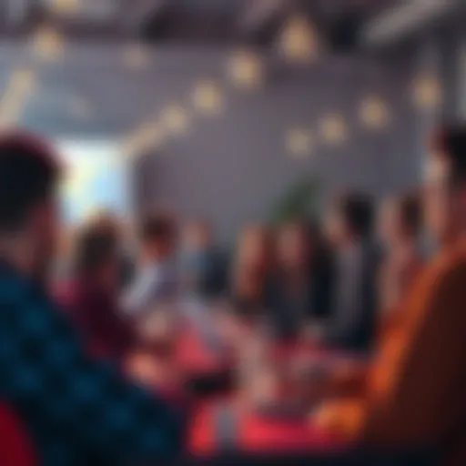 A group of people discussing and sharing their favorite techniques from the popular series at a community forum