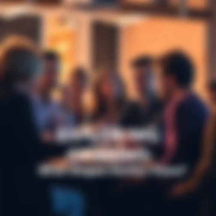A group of people engaged in a lively discussion, sharing their opinions and perspectives on various topics.