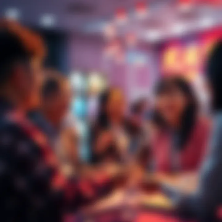 A group of people sharing ideas and laughing during a collaborative event for the EN-JP portal.