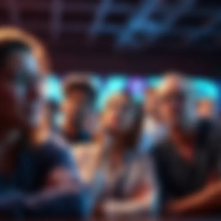Group of people expressing disappointment after a presentation with no new information
