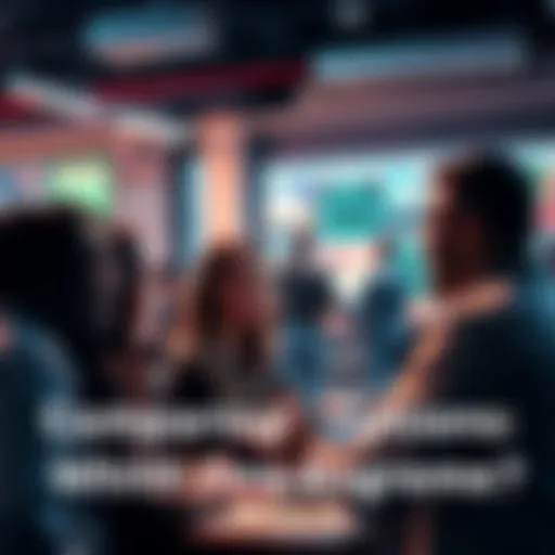 A group of people engaged in a lively discussion about various choices and options, sharing their opinions and insights.